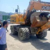 საბურავებიანი ექსკავატორი – JCB JS175W